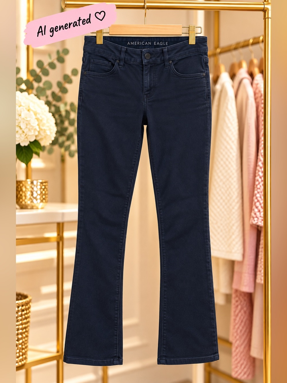American Eagle Dark Navy Tailored Dress Pants | Size 2
